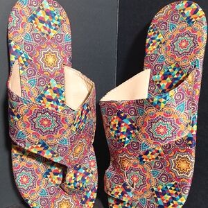 Colorful Geometric Women's Sandals